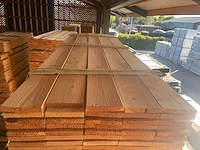 Douglas planken geschaafd 3000x195x28mm (90x) - afbeelding 1 van  3