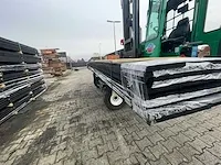 Douglas planken zwart gecoat 24x200mm, lengte 500cm (48x) - afbeelding 2 van  3