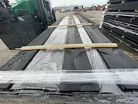 Douglas planken zwart gecoat 24x200mm, lengte 500cm (50x) - afbeelding 1 van  3