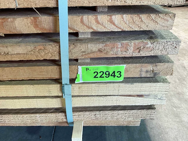 Douglas potdekselplank fijnbezaagd 500x20x3,2 cm (84x) - afbeelding 7 van  7