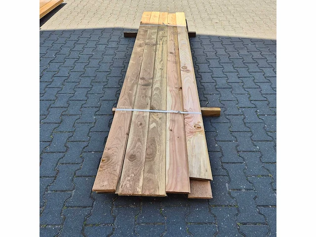 Douglas rabatdelen (3000-3100x140x18mm) (15x) - afbeelding 2 van  4