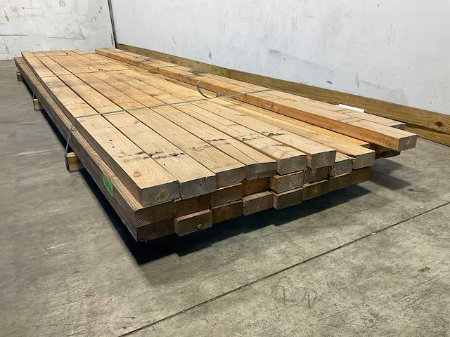 Douglas regel geschaafd 400x9,5x4,5 cm (29x) - afbeelding 5 van  7