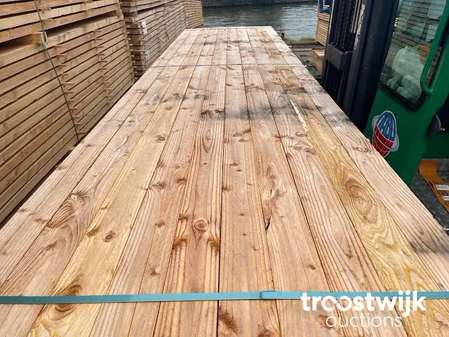 Douglas regels fijnbezaagd 45x75mm, lengte 300cm - afbeelding 1 van  3