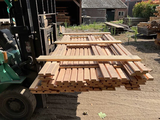 Douglas rhombusprofiel 224x13x2,8 cm (40x) - afbeelding 3 van  4