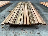 Douglas rhombusprofiel geschaafd 300x14,5x2,7 cm (8x) - afbeelding 3 van  4