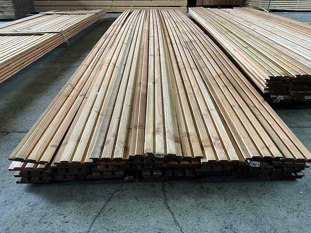 Douglas triple profiel geschaafd 500x14,5x2,1 cm (33x) - afbeelding 2 van  4