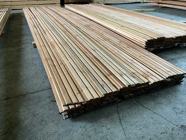 Douglas triple profiel geschaafd 500x14,5x2,1 cm (33x) - afbeelding 4 van  4