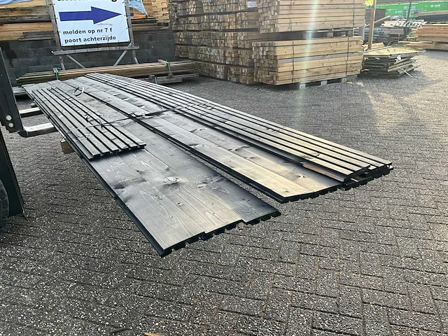 Douglas triple rhombusprofiel 240-400x13,5x2,2 cm (11x) - afbeelding 4 van  5