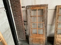 Douglas tuindeur in frame beglaasd 192x90 cm - afbeelding 1 van  4