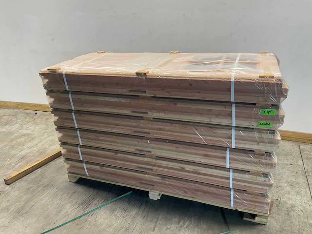 Douglas tuinhuis dubbele deur 4-ruits 1900x2020 mm - afbeelding 1 van  6