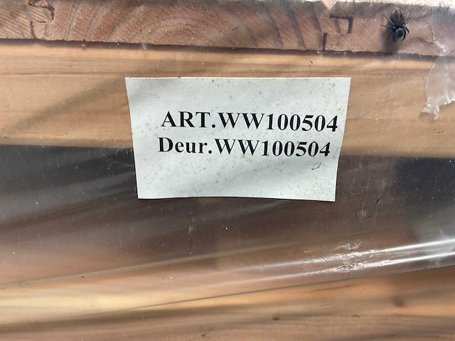 Douglas tuinhuis dubbele deur 4-ruits 1900x2020 mm - afbeelding 4 van  6