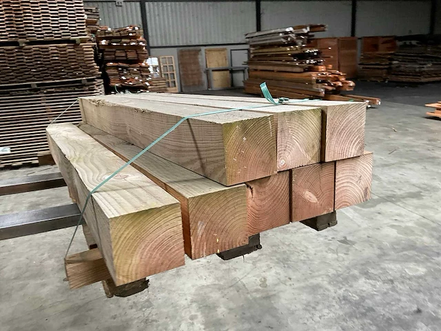 Douglas tuinpaal 170x15x15 cm (8x) - afbeelding 3 van  10