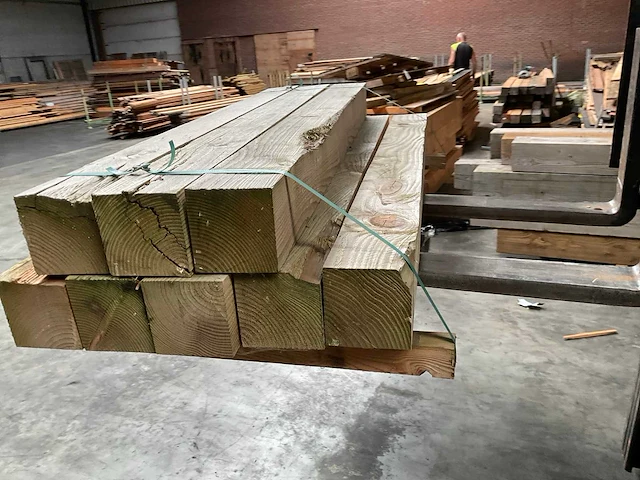 Douglas tuinpaal 170x15x15 cm (8x) - afbeelding 10 van  10