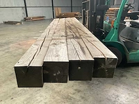 Douglas tuinpaal 400x20x20 cm (4x) - afbeelding 2 van  7