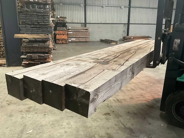 Douglas tuinpaal 400x20x20 cm (4x) - afbeelding 3 van  7