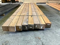 Douglas tuinpaal fijnbezaagd 300x10x10 cm (8x) - afbeelding 2 van  4