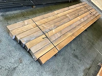 Douglas tuinpaal fijnbezaagd 300x10x10 cm (8x) - afbeelding 3 van  4