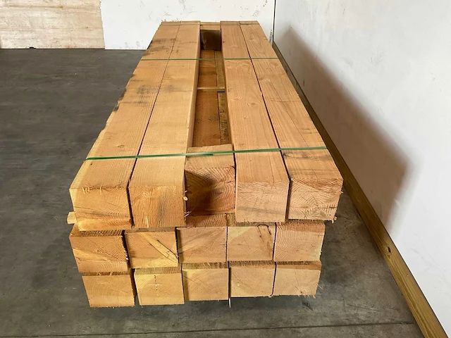 Douglas tuinpaal fijnbezaagd 300x20x20 cm (10x) - afbeelding 2 van  4