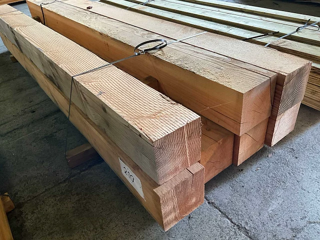 Douglas tuinpaal fijnbezaagd 300x20x20 cm (7x) - afbeelding 5 van  5