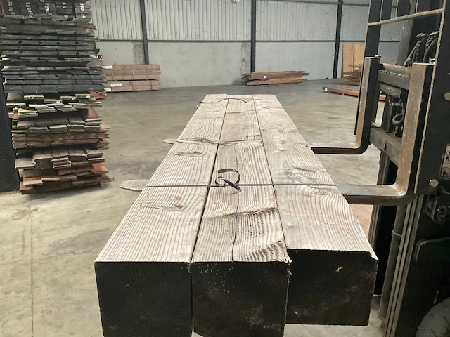 Douglas tuinpaal geschaafd 250x20x20 cm (3x) - afbeelding 4 van  7