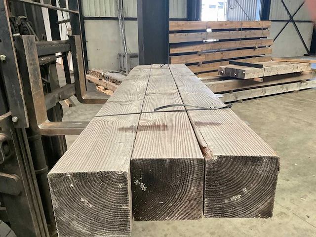 Douglas tuinpaal geschaafd 250x20x20 cm (3x) - afbeelding 7 van  7