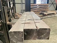 Douglas tuinpaal geschaafd 250x20x20 cm (3x) - afbeelding 7 van  7