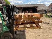 Douglas tuinpaal met inkeping 240x12x12 cm (12x) - afbeelding 3 van  4