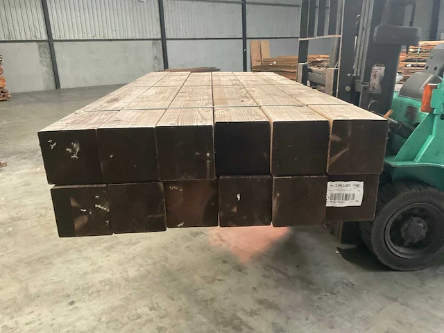 Douglas tuinpaal triple verlijmd 250x20x20 cm (4x) - afbeelding 2 van  9