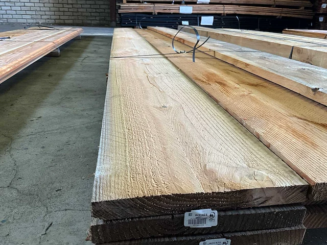 Douglas tuinplank 400x25x2,5 cm (10x) - afbeelding 4 van  5