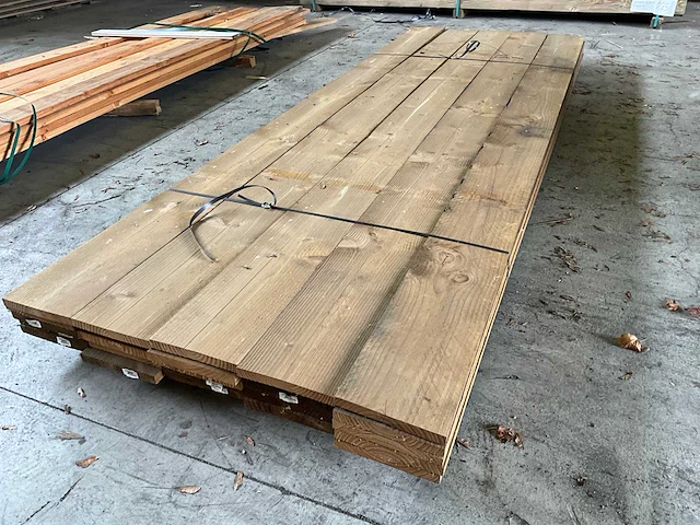 Douglas tuinplank fijnbezaagd 300x20x2,2 cm (25x) - afbeelding 1 van  4