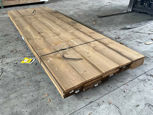 Douglas tuinplank fijnbezaagd 300x20x2,2 cm (25x) - afbeelding 4 van  4
