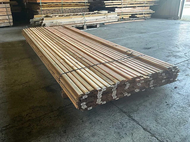 Douglas tuinplank triple profiel 300x14,5x1,8 cm (77x) - afbeelding 2 van  5