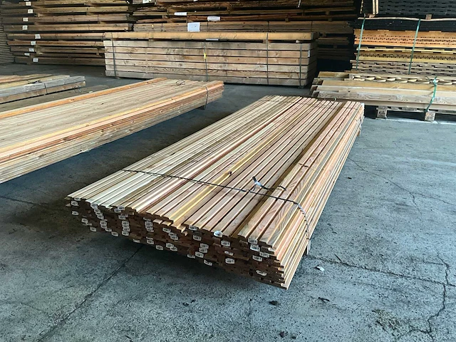 Douglas tuinplank triple profiel 300x14,5x1,8 cm (77x) - afbeelding 4 van  5