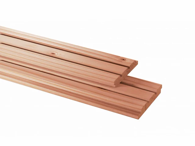 Douglas tuinplank triple profiel 400x14,5x2,2 cm (41x) - afbeelding 1 van  5