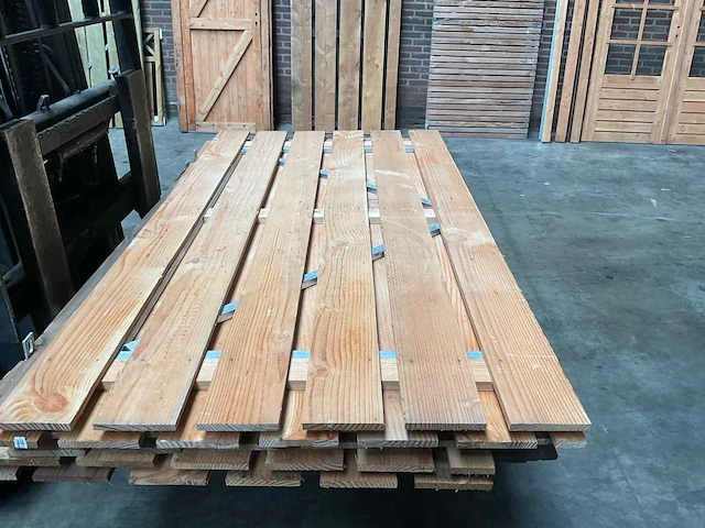 Douglas tuinpoort 11-planks 195x110 cm - afbeelding 3 van  3