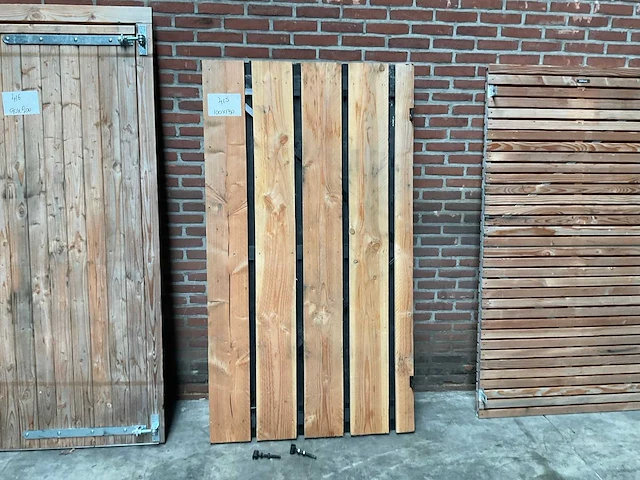 Douglas tuinpoort 180x100 cm - afbeelding 1 van  3