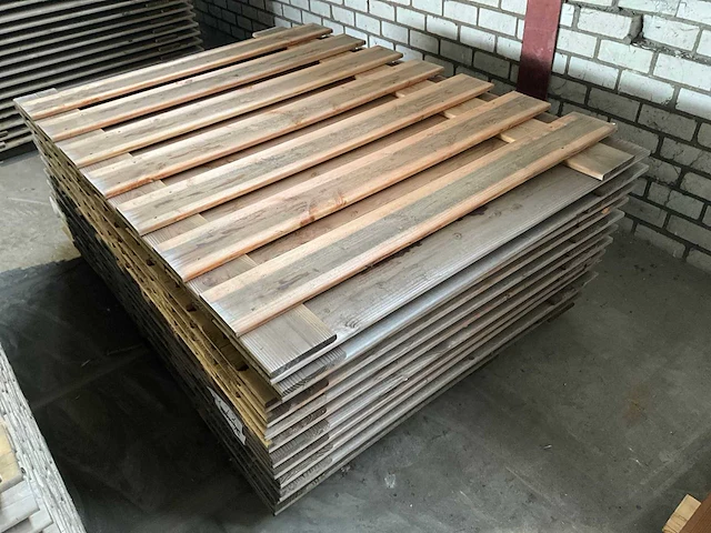 Douglas tuinscherm 15-planks 180x130 cm (12x) - afbeelding 2 van  2
