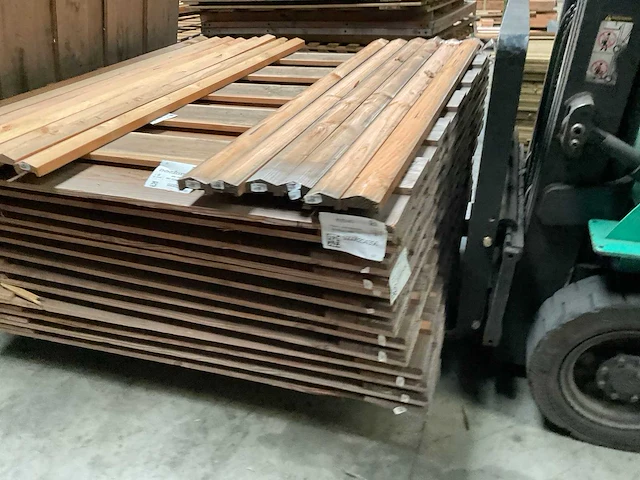Douglas tuinscherm 15-planks 180x180 cm (24x) - afbeelding 2 van  14