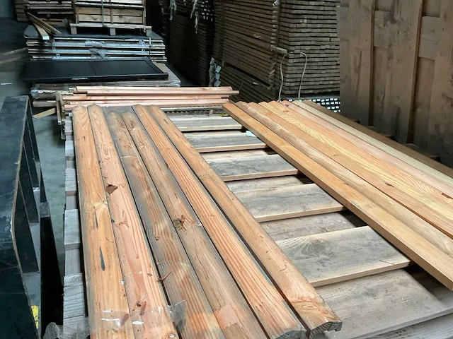 Douglas tuinscherm 15-planks 180x180 cm (24x) - afbeelding 5 van  14