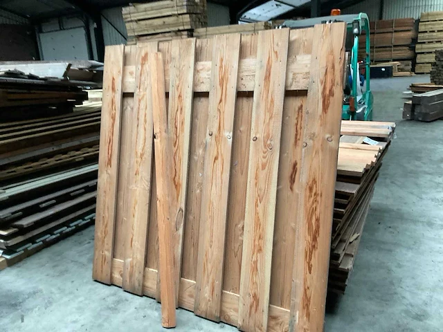 Douglas tuinscherm 15-planks 180x180 cm (24x) - afbeelding 9 van  14