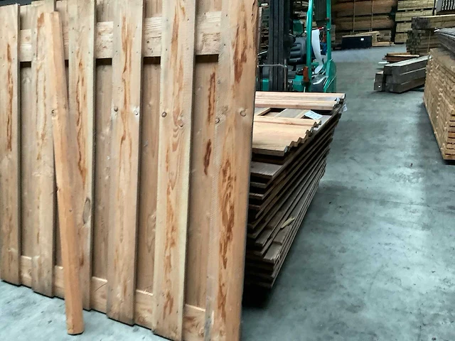Douglas tuinscherm 15-planks 180x180 cm (24x) - afbeelding 10 van  14