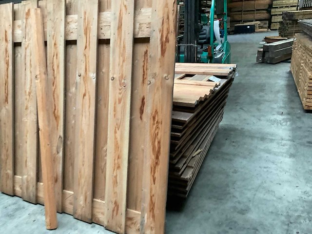 Douglas tuinscherm 15-planks 180x180 cm (24x) - afbeelding 5 van  14