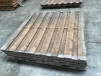 Douglas tuinscherm 15-planks 180x180 cm (5x) - afbeelding 1 van  3