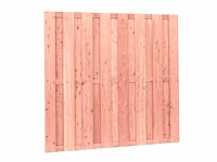 Douglas tuinscherm 15-planks fijnbezaagd 180x180 cm (8x) - afbeelding 1 van  1