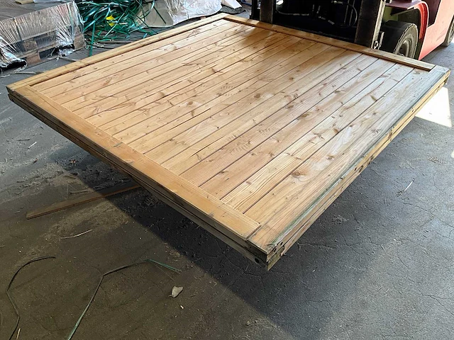 Douglas tuinscherm 180x180 cm (2x) - afbeelding 1 van  1