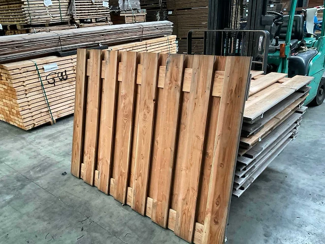 Douglas tuinscherm 19-planks 180x130 cm (17x) - afbeelding 2 van  9