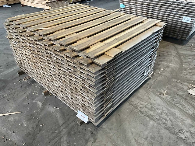 Douglas tuinscherm 19-planks 180x130 cm (17x) - afbeelding 3 van  9