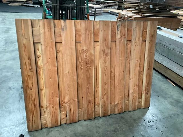 Douglas tuinscherm 19-planks 180x130 cm (17x) - afbeelding 5 van  9