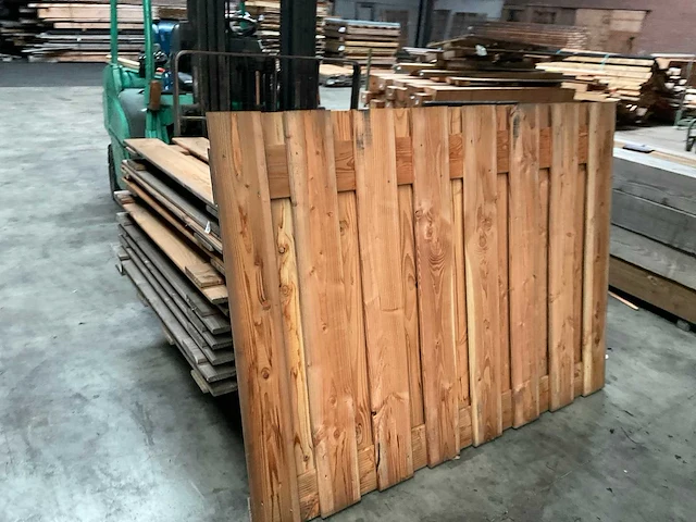 Douglas tuinscherm 19-planks 180x130 cm (17x) - afbeelding 6 van  9