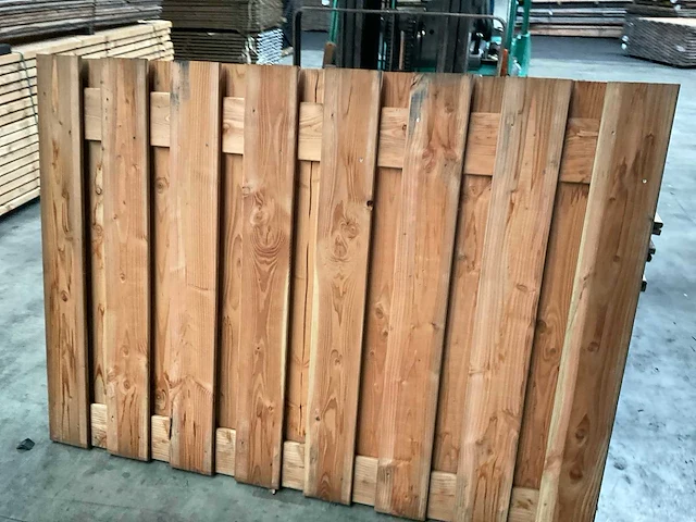 Douglas tuinscherm 19-planks 180x140 cm (15x) - afbeelding 4 van  8